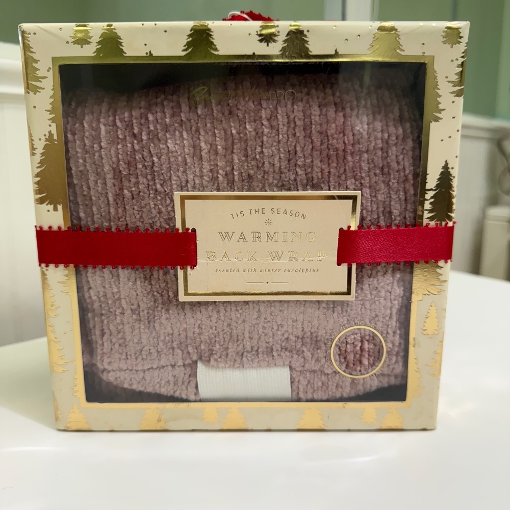 Beauty Musepro Warming Back Wrap with Winter Eucalyptus Scent Pink